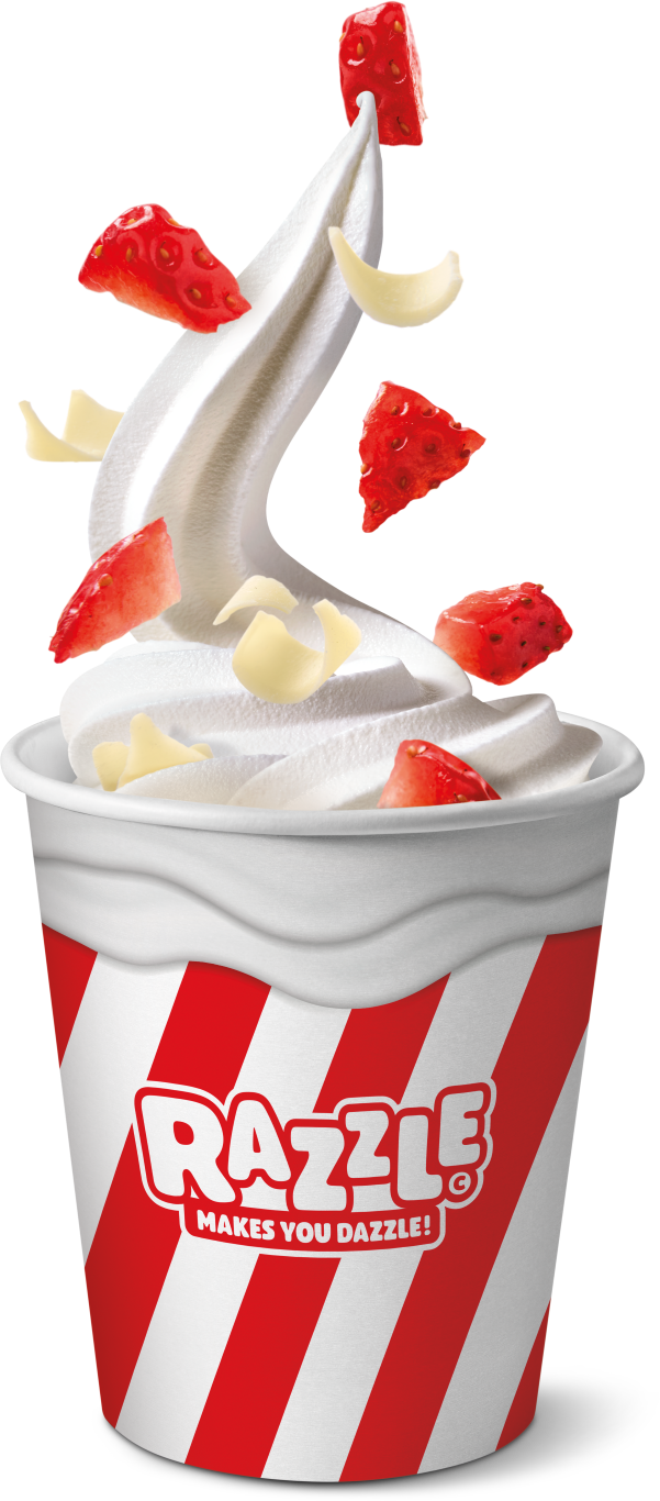 Razzle Strawberry White Cholate